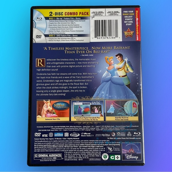 DVD/BLUE-RAY- Cinderella - Picture 2 of 3